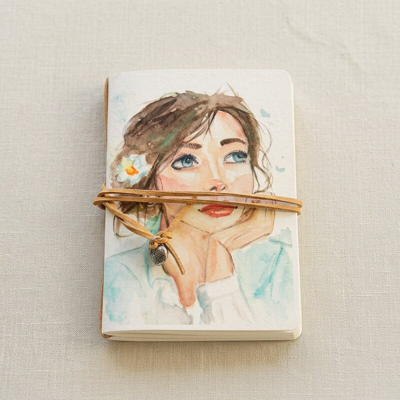 Notizbuch - Aquarell-Porträt