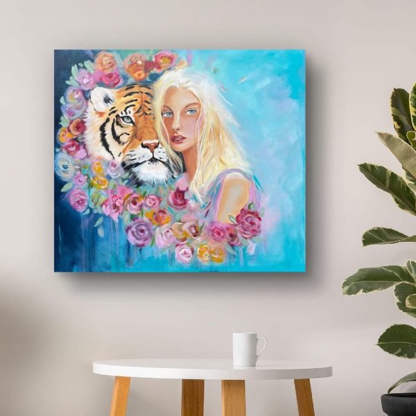 Original Acrylbild 80x70 cm - Whispers of Nature