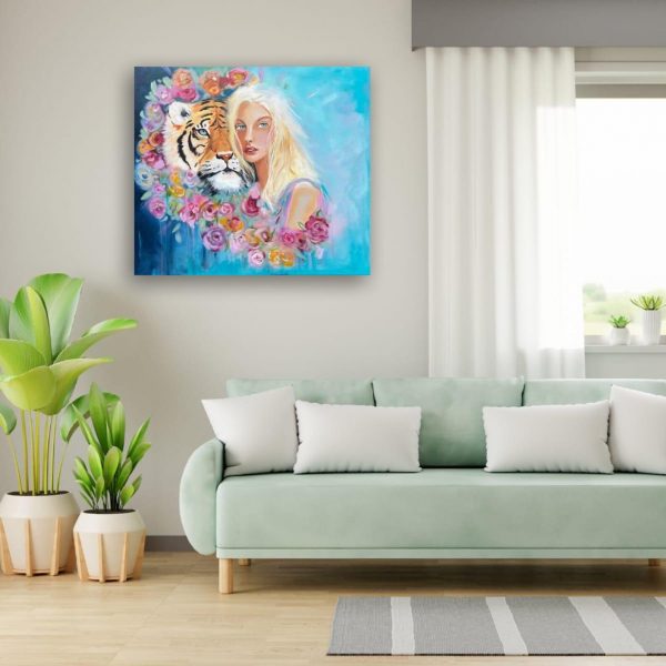 Original Acrylbild 80x70 cm - Whispers of Nature – Bild 3