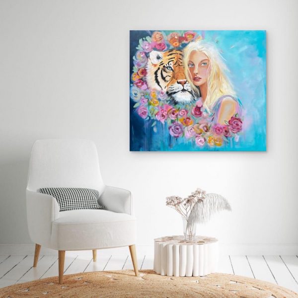 Original Acrylbild 80x70 cm - Whispers of Nature – Bild 2
